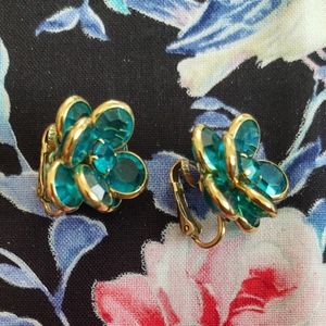 Vintage clip on earrings